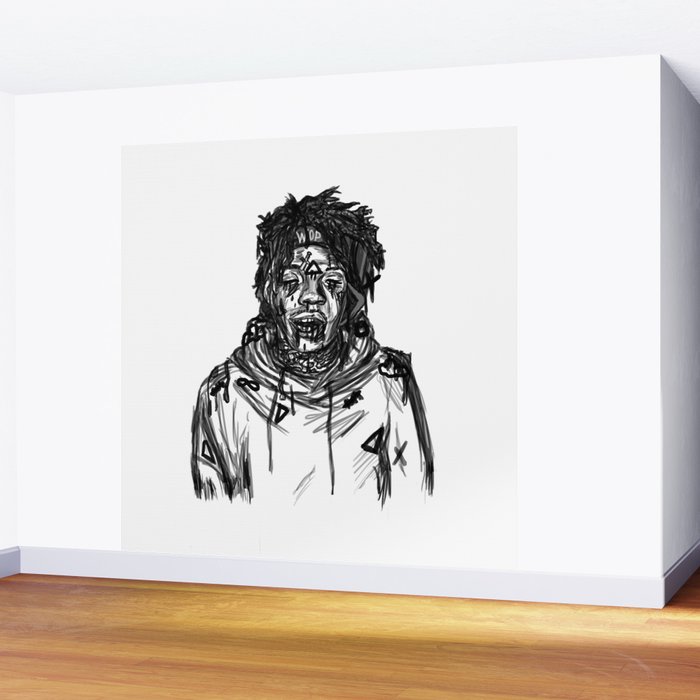 Lil Wop Wall Mural By Raspberrytheartist Society6