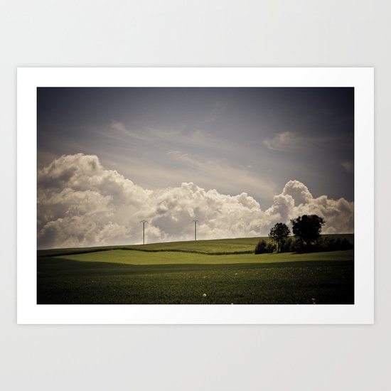After the storm Art Print