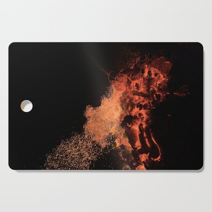 Flames Fire Heat Cutting Board