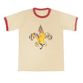 Fleur De Lis LSU Tiger T Shirt