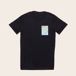 Illustrated Map of Italy T Shirt
