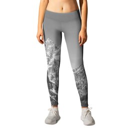 Ansel Adams - Grass Valley and Grand Tetons Leggings | Grand, Master, Black And White, Adams, Tetons, National, Mountains, Photo, Park, Nature 