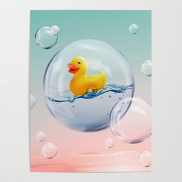 The Bubble Ducky Poster