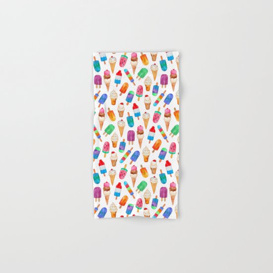 Summer Pops and Ice Cream Dreams Hand & Bath Towel