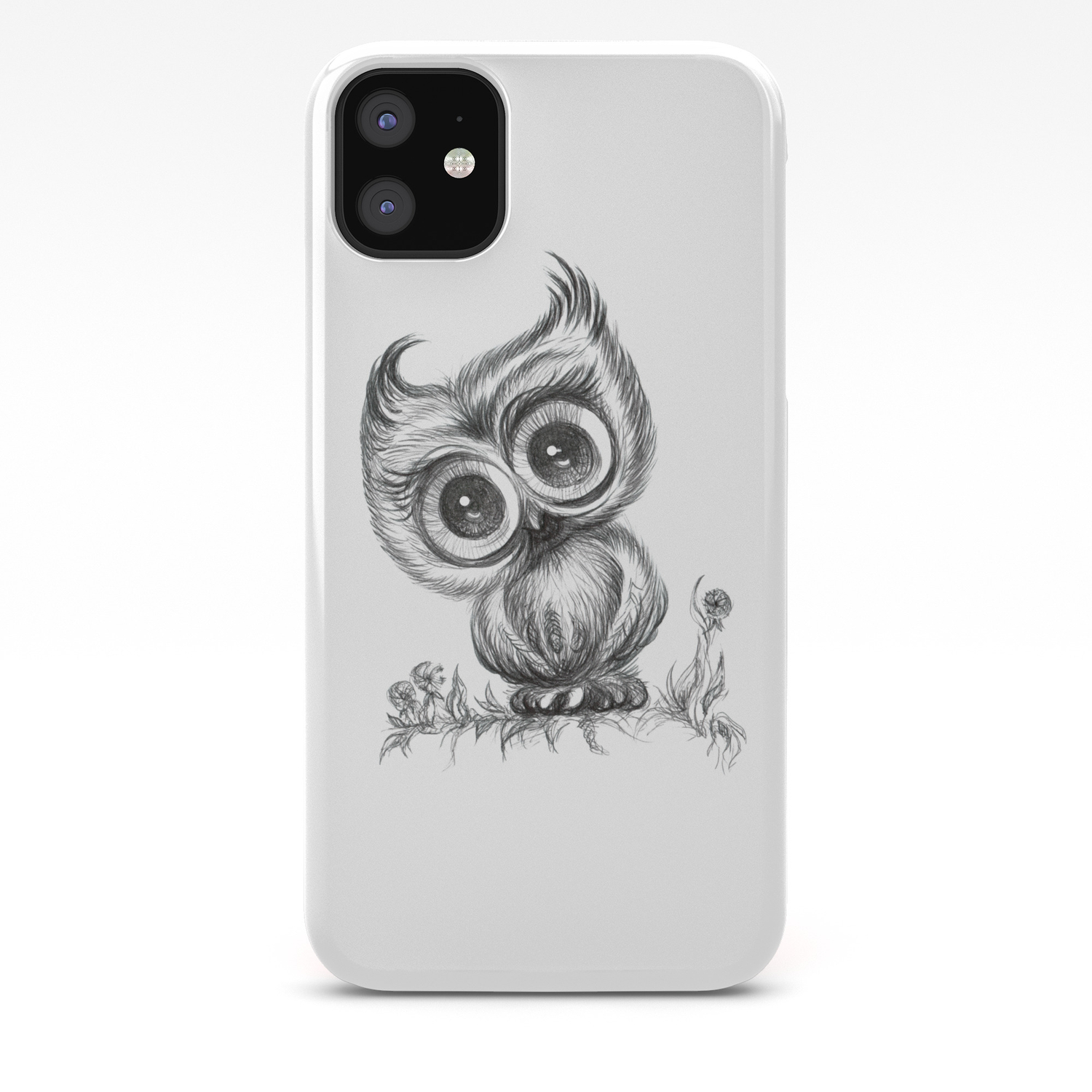Baby Owl Wall Art Nursery Decor Bird Illustration Animals Iphone Case By Noramanapova Society6