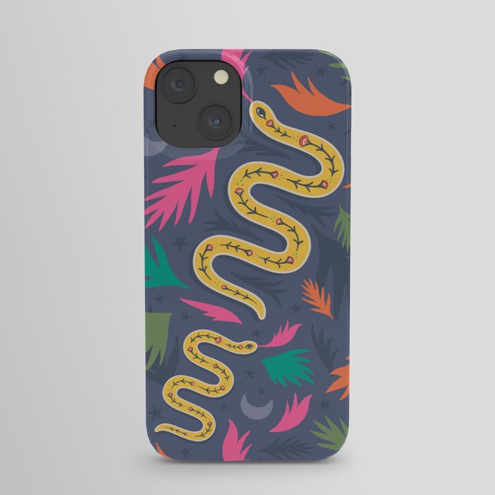 Snake Charmer | Hot Pink & Purple iPhone Case
