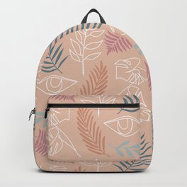 Tropical Baked Earth Theme Backpack