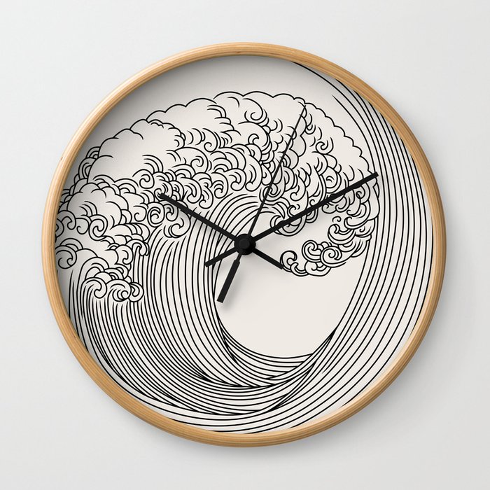 Rolling Wave Wall Clock