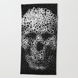 Weird Skull Beach Towel