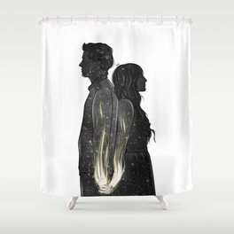 The power of connecting souls. Shower Curtain