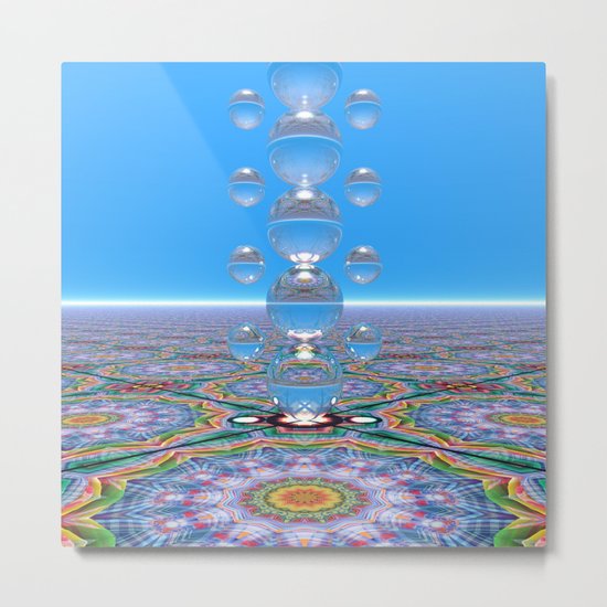 Crystal Totem Metal Print