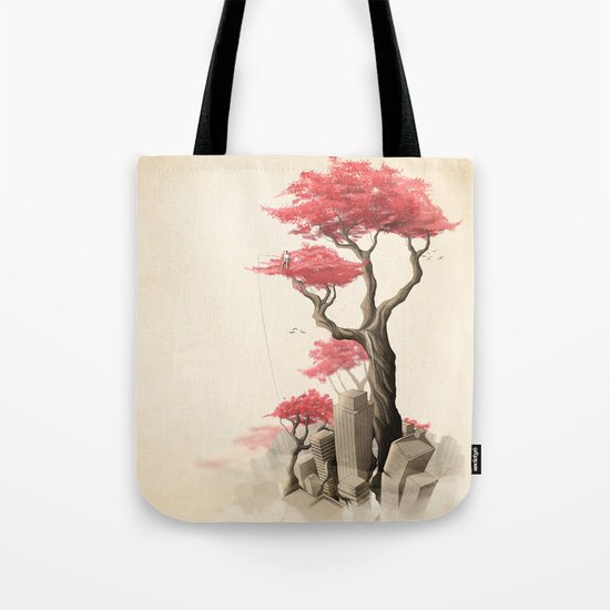 Revenge of the nature III: Fishing memories in the old world Tote Bag