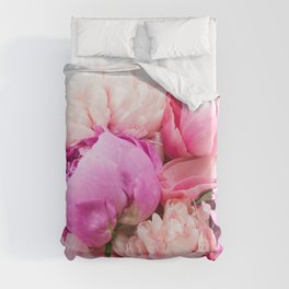 Peonies Duvet Cover