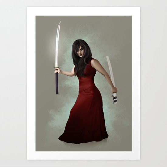 Katana Art Print