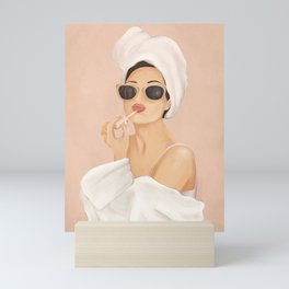 Morning Routine Mini Art Print