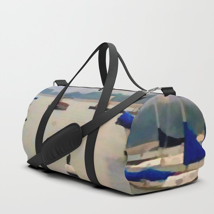Lake by the City Duffle Bag