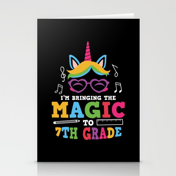 I'm Bringing The Magic To 7th Grade Stationery Cards