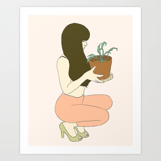 Pink and Alive Art Print