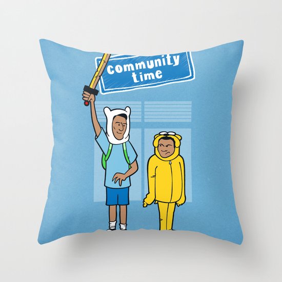 Community Time! Throw Pillow