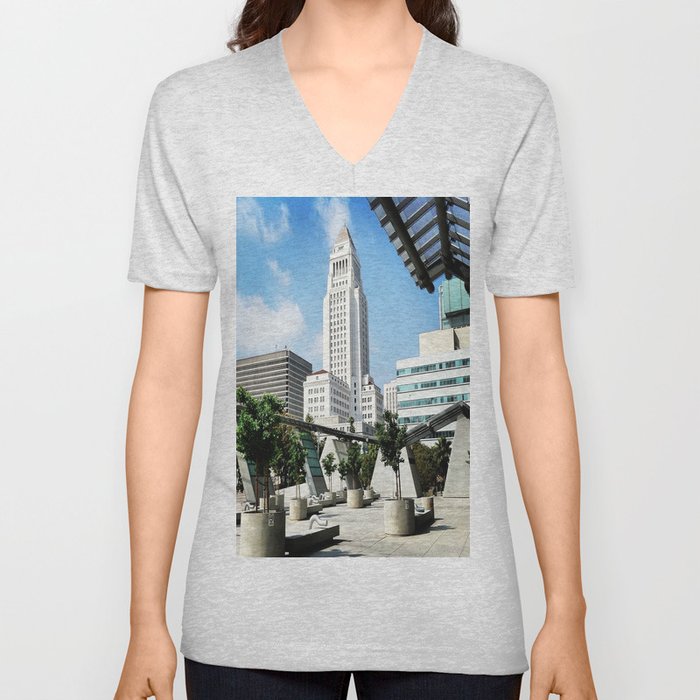City Hall - 'Lost' Angeles V Neck T Shirt