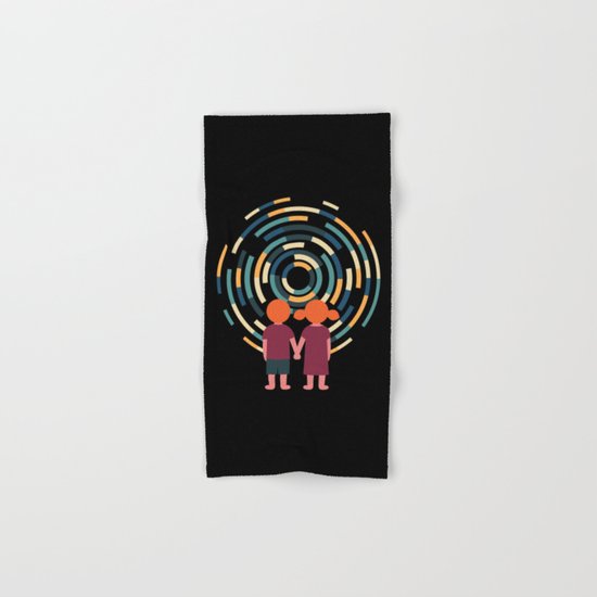 Time Travel Hand & Bath Towel