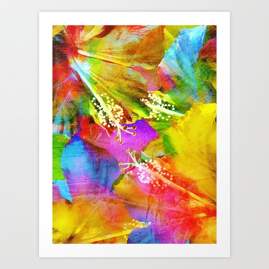 Hibiscus Dream #3 Art Print