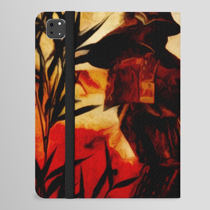 Samurai before battle iPad Folio Case