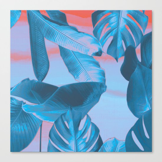 Electric blue botanics (everyday 8/365) Canvas Print