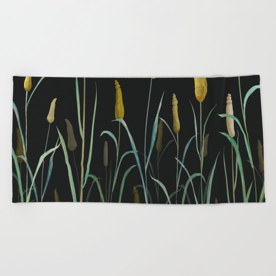 Prairie at Night Beach Towel