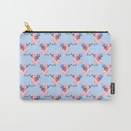 Pink Beauty Parrot Carry-All Pouch