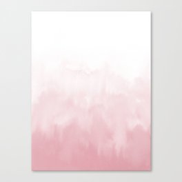 Pink watercolour Canvas Print