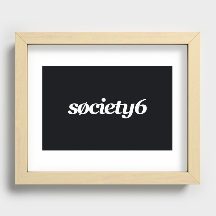 Society6 Recessed Framed Print