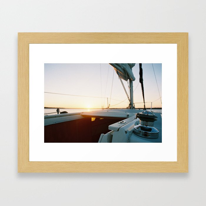 Sun Sail Framed Art Print