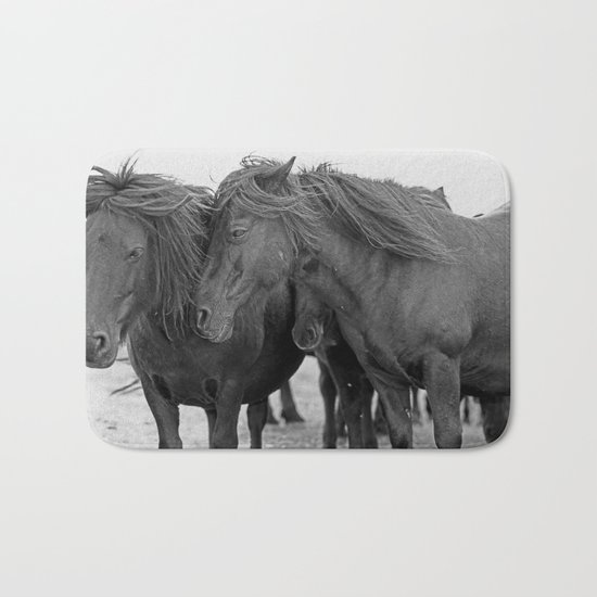 PONIES IN THE WIND Bath Mat