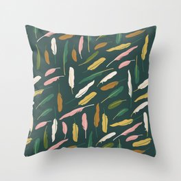 Feathers (Highland) Throw Pillow