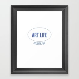 Art Life ATL Oval Framed Art Print