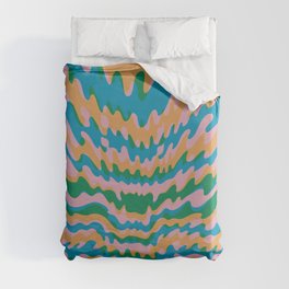 Abstraction_NEW_SPLASH_WAVE_COLORFUL_LIFE_POP_ART_0113A Duvet Cover