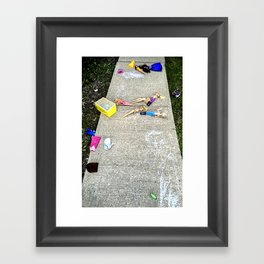 Party Gone Bad Framed Art Print