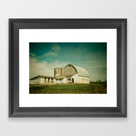 Route 661 Barn Framed Art Print
