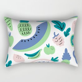 Fruits jungle vibes Rectangular Pillow