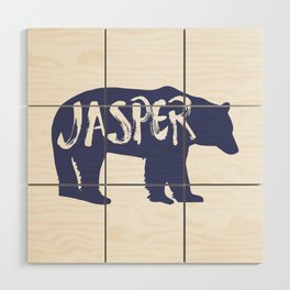 Jasper Bear Wood Wall Art