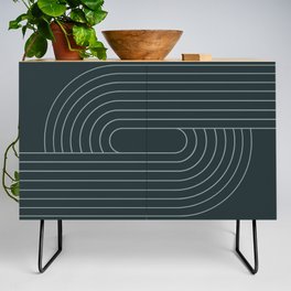 Oval Lines Abstract XXXIX Credenza