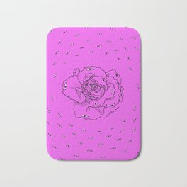cosmic rose pink Bath Mat