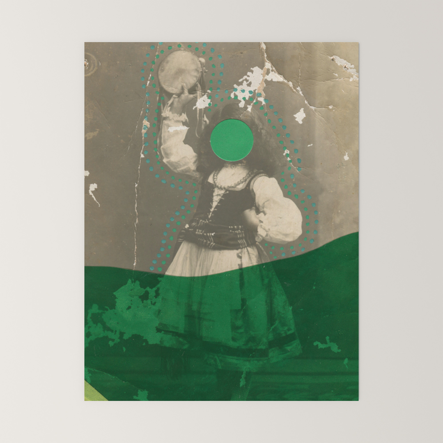 Tambourine Girl Mini Art Print By Naomivona1 Society6