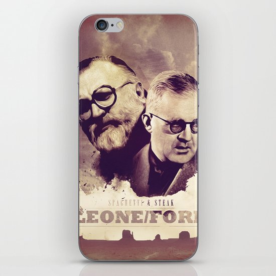 Sergio Leone/John Ford iPhone Skin