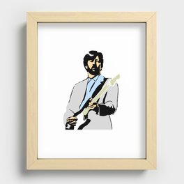 Eric Clapton stencil style Recessed Framed Print