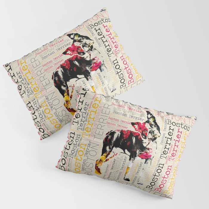 Adorable Boston Terrier Pillow Sham