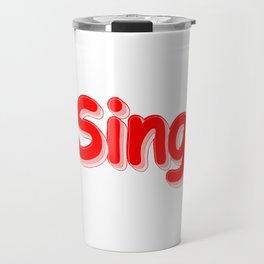 "#Single" Cute Design. Buy Now Travel Mug