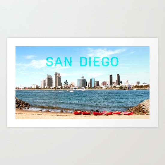 San Diego Art Print