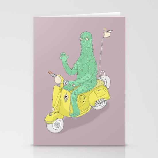 Vespa & Monsta Stationery Cards